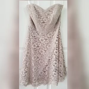 Davids Bridal Nude Formal Dress